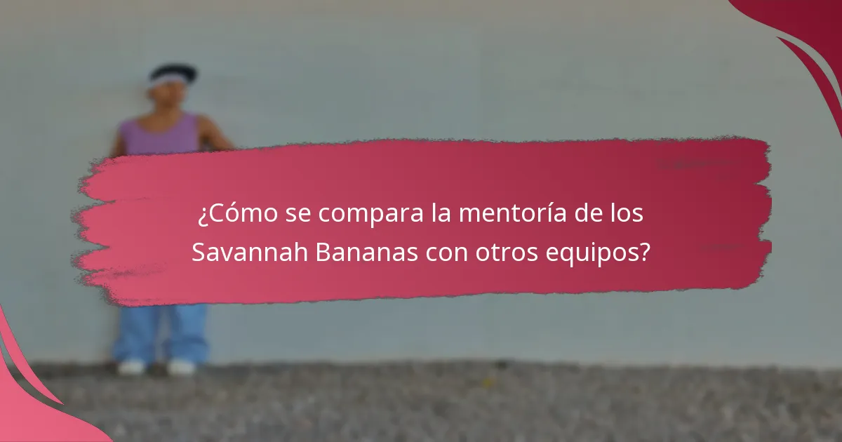 ¿Cuáles son los momentos de enseñanza significativos en el béisbol de Savannah Bananas?