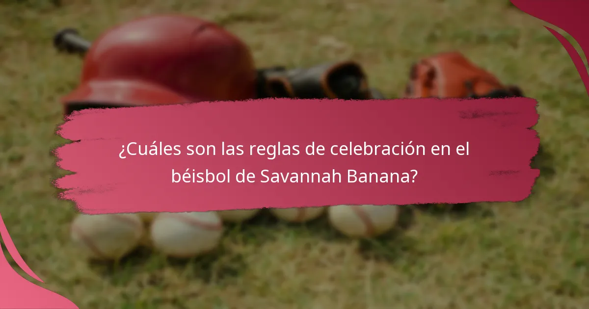¿Qué se considera conducta antideportiva en el béisbol de Savannah Banana?