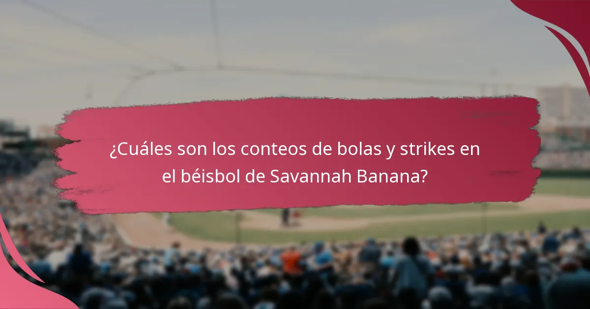 ¿Cómo influyen los conteos de bolas y strikes en el rendimiento de los jugadores?
